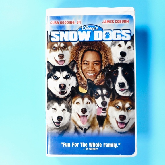 Disney Snow Dogs Movie VHS Video Tape Clam Shell 26507 Cuba Gooding Jr Husky - Picture 2 of 6